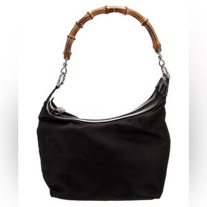 Gucci Nylon Bamboo Bag